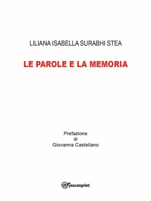 cover image of Le parole e la memoria